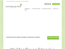 Tablet Screenshot of heatherdekok.com